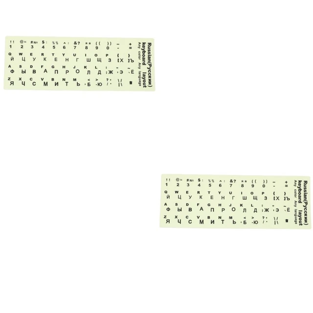 2x Laptop Keyboard Decals Keyboard Decorative Accessories