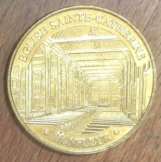 Mdp 2009 Honfleur Église Monnaie De Paris Jeton Touristique Tokens Medals Coins