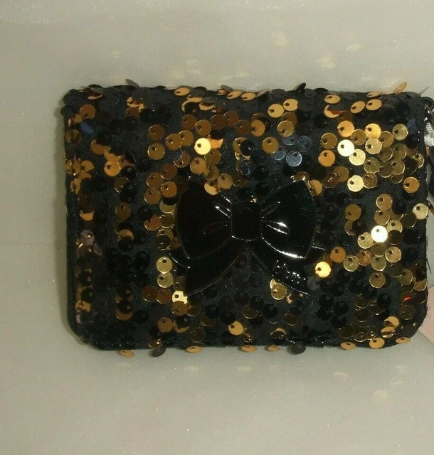 SONIA RYKIEL - Paire de clips d'oreille en métal doré à motif d'une