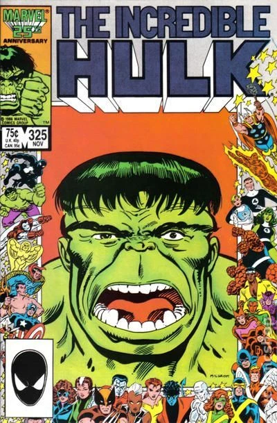Incredible Hulk #325 FN 1986 Stock Image