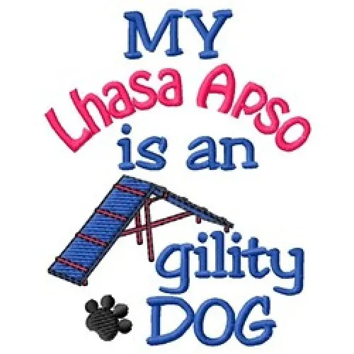 My Lhasa Apso is An Agility Dog Short-Sleeved Tee - DC1858L