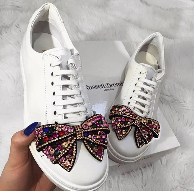 Russell and bromley bow trainers online