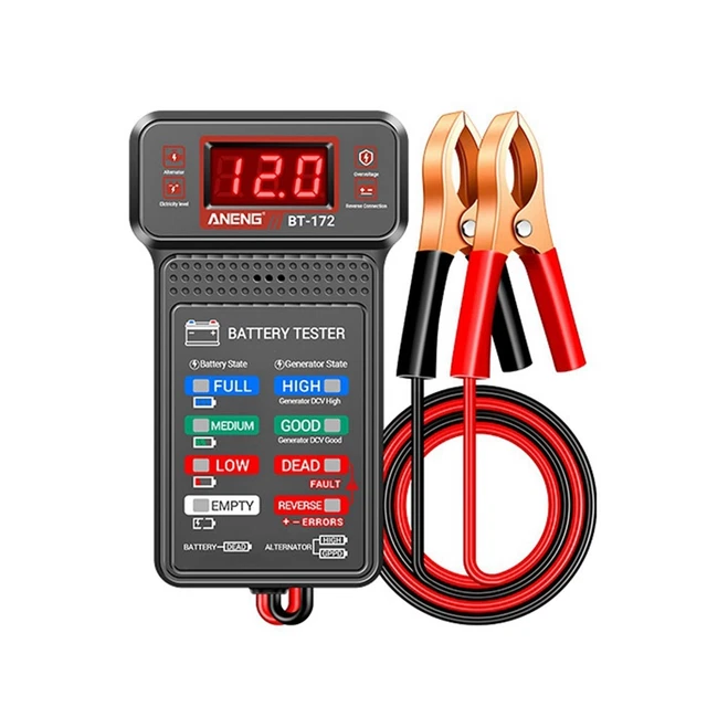 Testeur De Batterie MIDTRONICS Avec écran LCD Et Imprimante Intégrée - Pour Batteries 12V Plomb/AGM/gel - 4