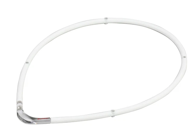 Collar Phiten RAKUWA Collar Titanio Magnético S- || Blanco x Transparente 55cm