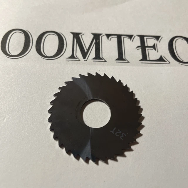 milling cutter slitting saw 1-1/2 x .0625 x 1/2” bore solid carbide F96