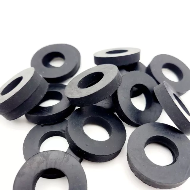 5/8" ID Rubber Flat Washers 1 1/4" OD Spacer 1/4" Thick Gasket 5/8 x 1 1/4 x 1/4