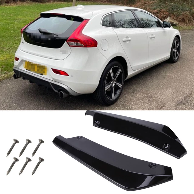 REAR BUMPER SPOILER Diffuser Wrap Canard For For Volvo S40 S60 S70 S90 ...