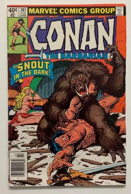 Conan The Barbarian #107 (Marvel 1980) FN+ condition Bronze Age