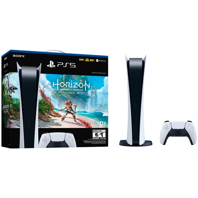 thumbnail interactive-video image 1 of Brand New Sony PS5 Digital Edition Console (2022) - 825GB SSD, 4K, In Hand, Ships Today! 1 of 4