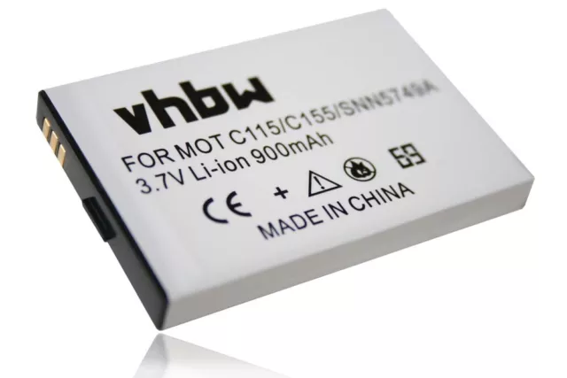 Batterie pour TCM Tchibo Kompakt Handy 104 900mAh