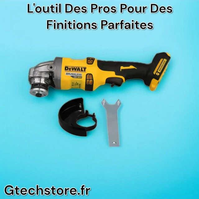 DeWalt DCG405P3 Meuleuse d'angle sans fil 125 mm 18V Brushless + 3x