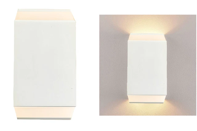 Lampada da Parete LED Applique Esterno Interno Moderno Bianco 6w Luce Calda FD-8
