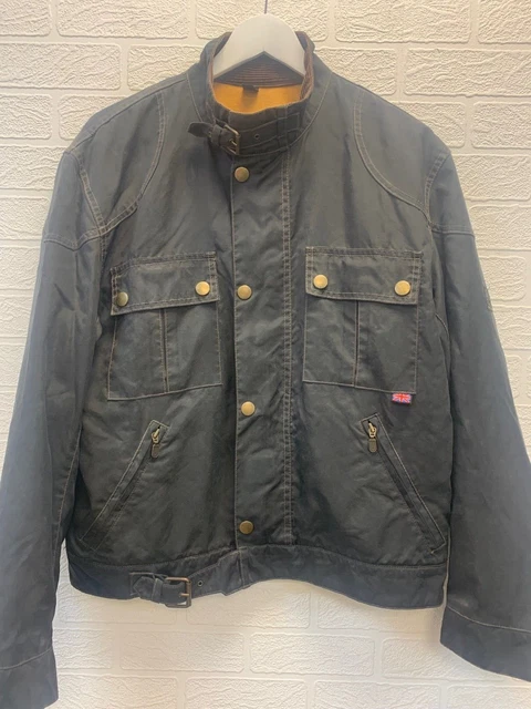 BELSTAFF BROWN RACEMASTER 1970 Black Prince Waxed Jacket Size L Preloved 110.50 PicClick UK