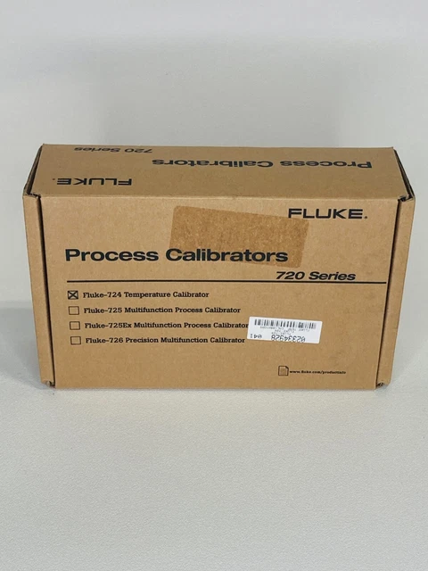 Fluke 724 High Accuracy Temperature Calibrator Mv Ma Volt Probes - New Open Box