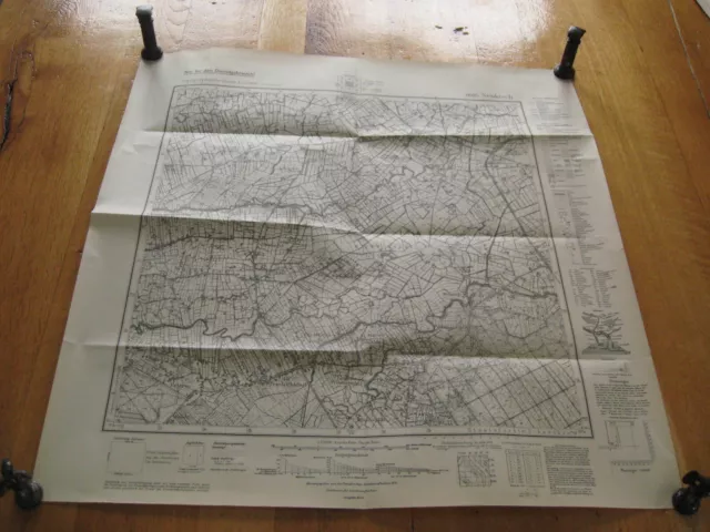 altes Messtischblatt Nr. 0995 Neukirch Ostpreußen von 1940 Wolfsdorf Neusorge