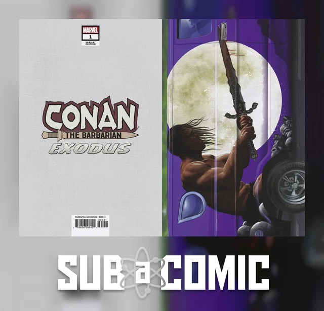 CONAN THE BARBARIAN EXODUS #1 HORN VAN VARIANT (MARVEL 2019 1st Print) COMIC