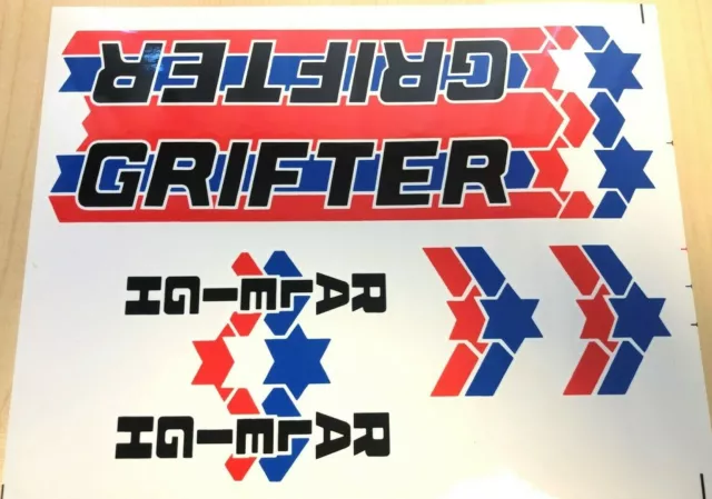 Raleigh Grifter BIKE BICYCLE STICKERS DECALS TRANSFERS