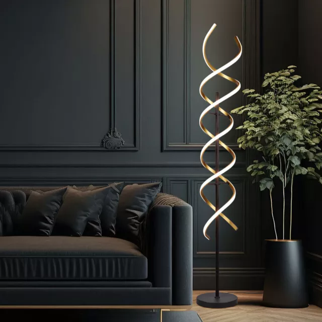 éclairage direct LED Lampe de table en spirale Maison Salon