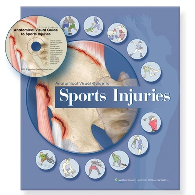 ANATOMICAL VISUAL GUIDE to Sports Injuries by Anatomical Chart Company ...