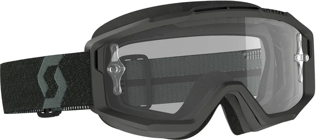 Occhiali da motocross Scott Split OTG nero/grigio (Black/Grey, One Size)