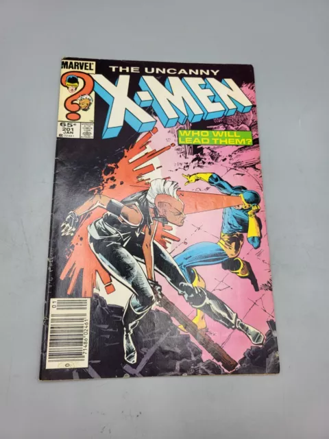 The Uncanny X-Men Vol 1 #201 January 1986 Duel Newsstand Marvel Comic Book