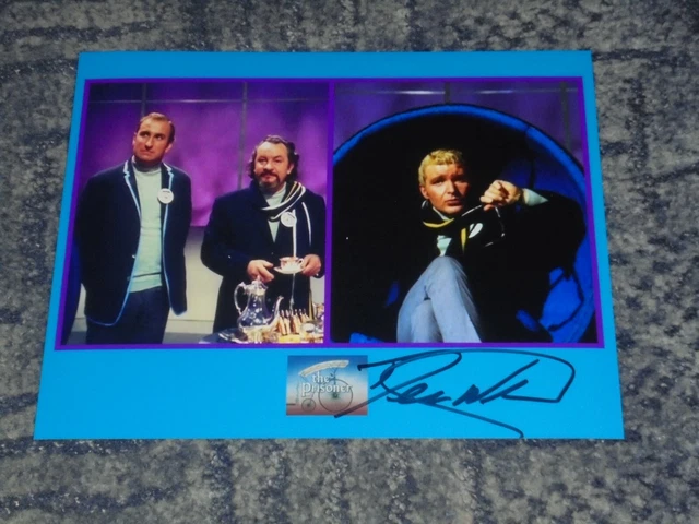 DERREN NESBITT - THE PRISONER    - 10x8 PHOTO SIGNED - (1)