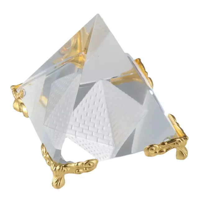 Crystal Color Clear Paperweight Desk Prism Ornament Decoration