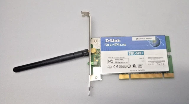 D-LINK AIR PREMIER AG DWL- AG530 Wireless PCI Adapter + Extended.