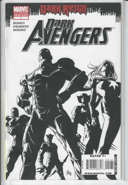 Dark Avengers #1 3Rd Printing Variant Hard-To-Find 1St Iron Patriot Fvf