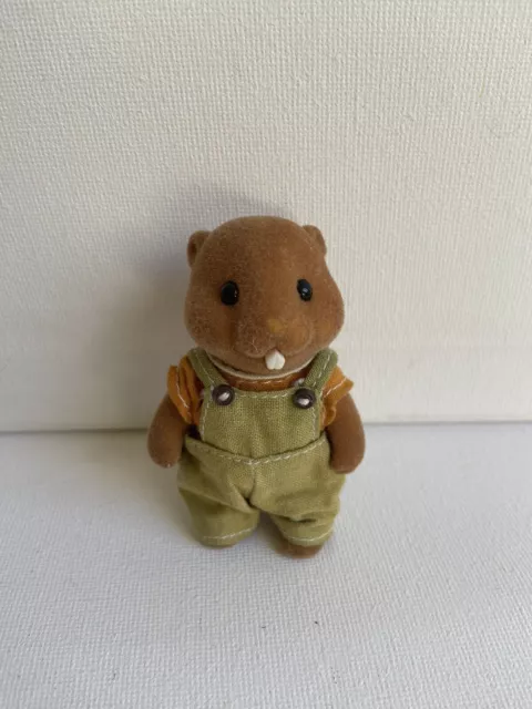 SYLVANIAN FAMILIES VINTAGE Wade Waters Beaver Father Calico