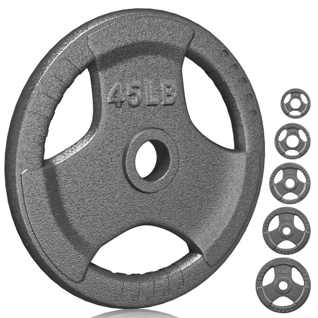 Cast Iron Olympic 2-inch Weight Plates, 2.5 - 45LB