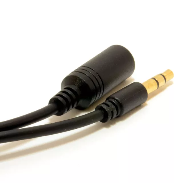 2m Slimline Pro Jack Casque Extension Câble 3.5mm Prise À Stéréo Prise Jack 3
