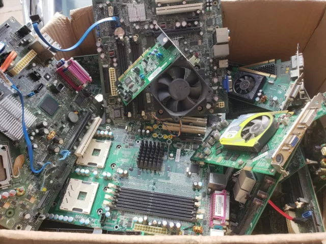 30 lbs +  Computer Motherboards and pci card  for Scrap Gold Recovery high yield
