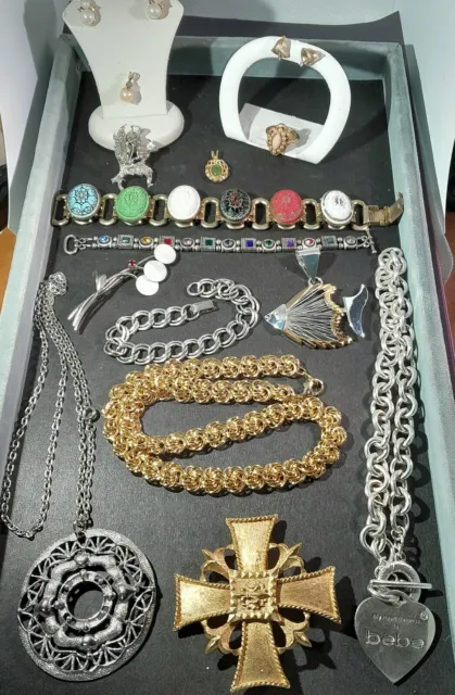 LOT OF COSTUME JEWELRY Including bebe, AVON, BEST, AND MORE Ref # C23247