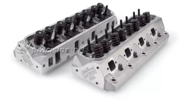 Edelbrock 5025 E-Street 170 Cylinder Heads Complete 2.02¨ Pair Ford 289-351W V8