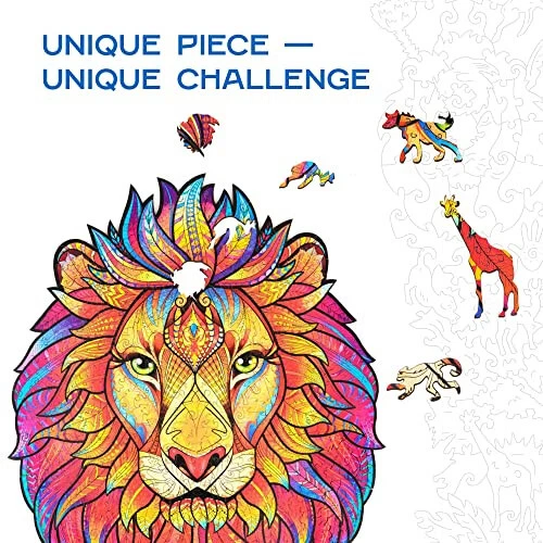 UNIDRAGON Wooden Puzzle Jigsaw, Best Gift for Adults and Children, Unique  [NEW] 2