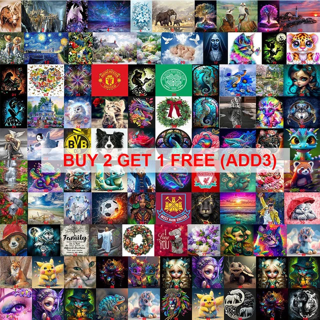 5D Full Drills Diamond Painting Embroidery Art Decor Cross Stitch Kits DIY Gifts