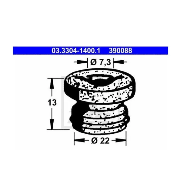 ATE Stopfen, Bremsflüssigkeitsbehälter für Opel Commondore B