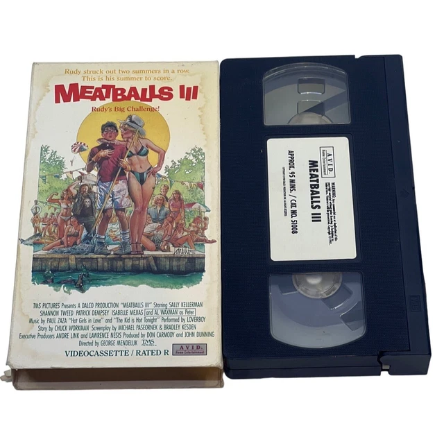 MEATBALLS III 3 VHS 1987 Rare Cult Comedy IVE Kellerman Tweed Dempsey 19.98 PicClick CA