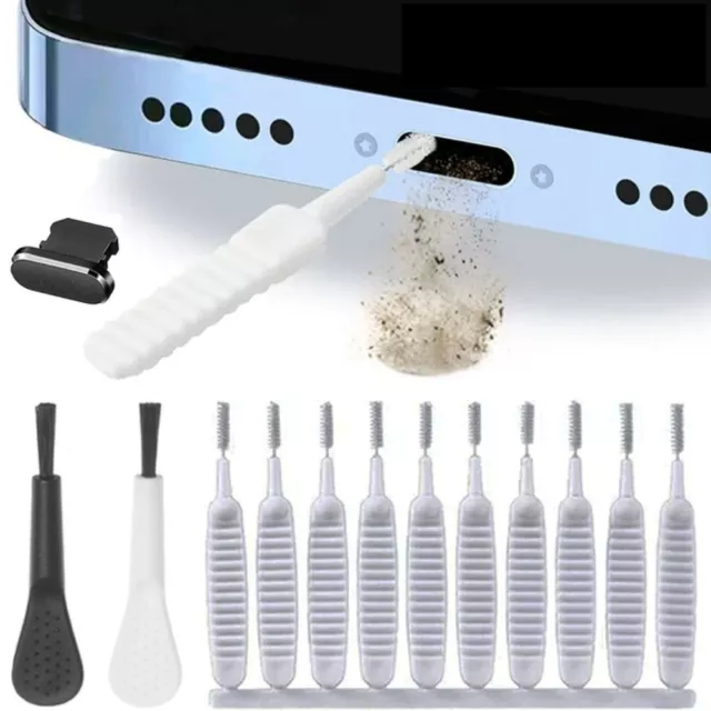 Cleaner Kit Mobile Phone Cleaning Kit Cleaner Brush Charging Port Dust Plug