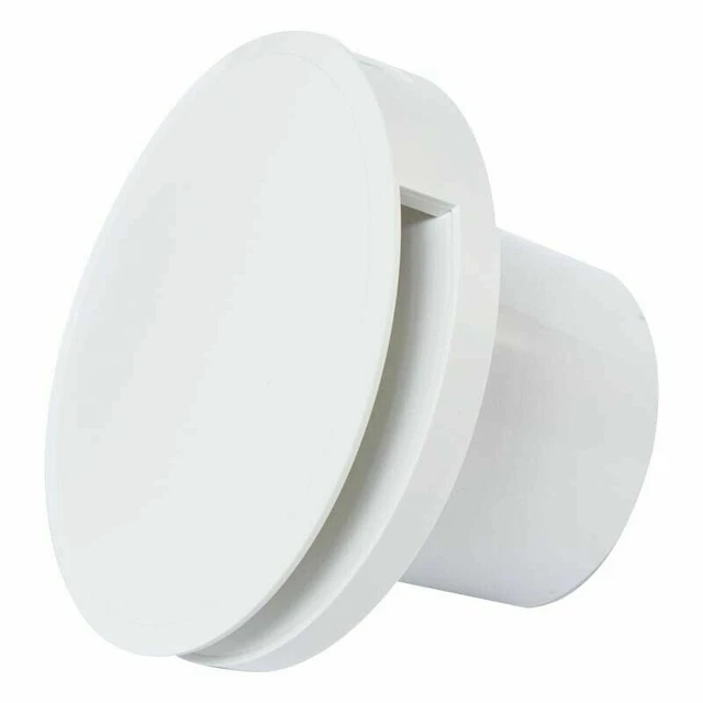 SILENT ROUND BATHROOM Extractor Fan 100mm with Timer and Humidity ...