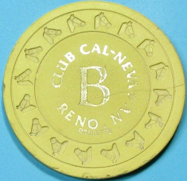 Roulette Casino Chip. Club Cal-Neva, Reno, NV. Y71.