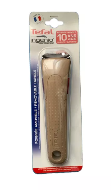 POIGNÉE AMOVIBLE TÉFAL Ingénio Removable Handle/ Manche Poêles Casserole/  Beige EUR 29,99 - PicClick FR