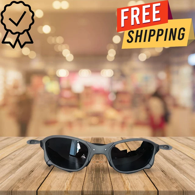 Polarized Sport Metal Juliet Cyclops Sunglasses Polarized UV400 Titanium Goggles