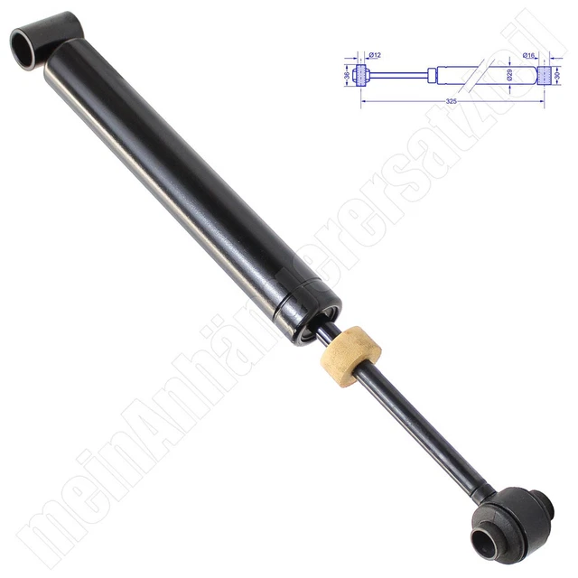 Stoßdämpfer 370589 Anhänger Stoßdämpfer AL-KO – 505 Mm, Neu, Für