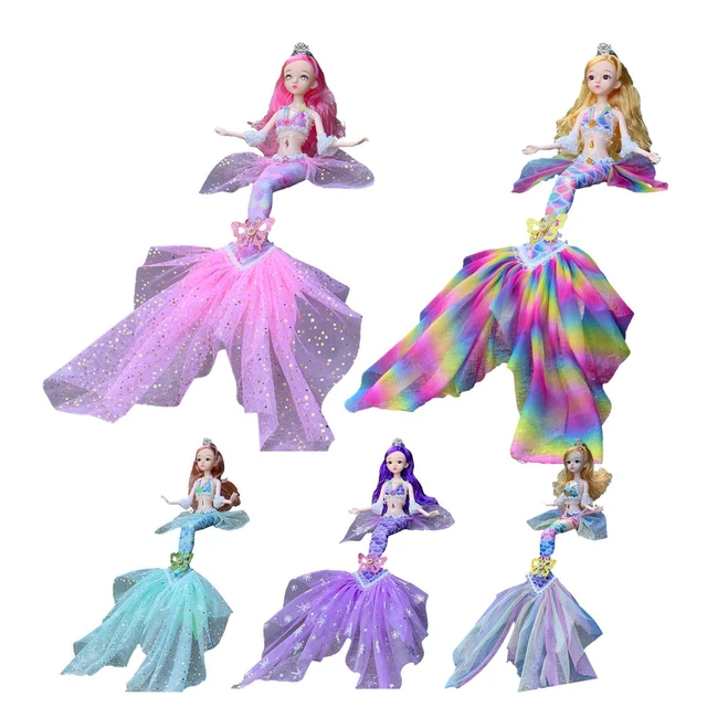 Little Mermaid Doll Toy Movie Inspired Classic Fashion Doll Princess Gifts