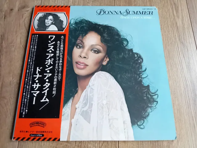 Donna Summer - Once Upon A Time 2Lp 1978 Obi Japan Casablanca Ex