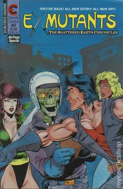 Ex-Mutants The Shattered Earth Chronicles #3 FN 1988 Stock Image