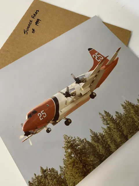 Aircraft Collectors Vintage Photo Fire fighting Wildfires Air Tanker 7529 2