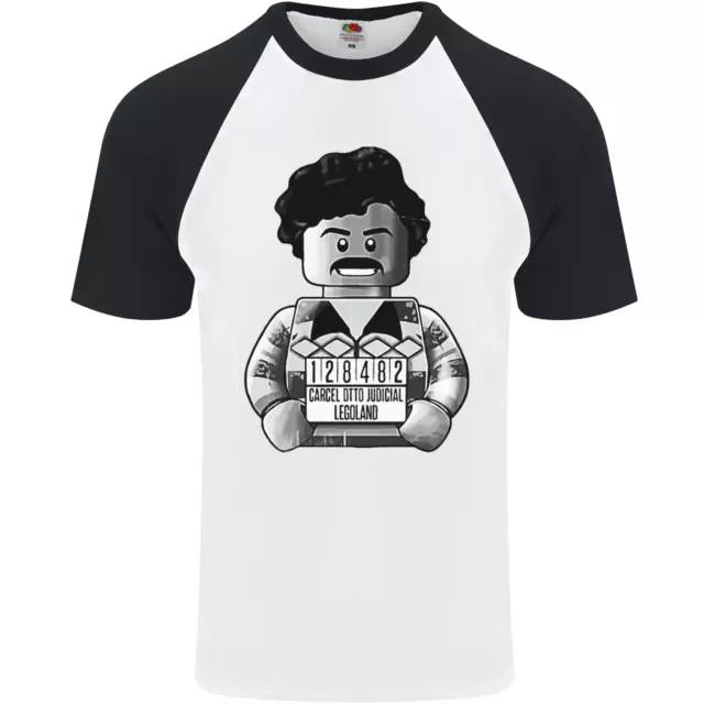 Pablo Escobar Mens S/S Baseball T-Shirt